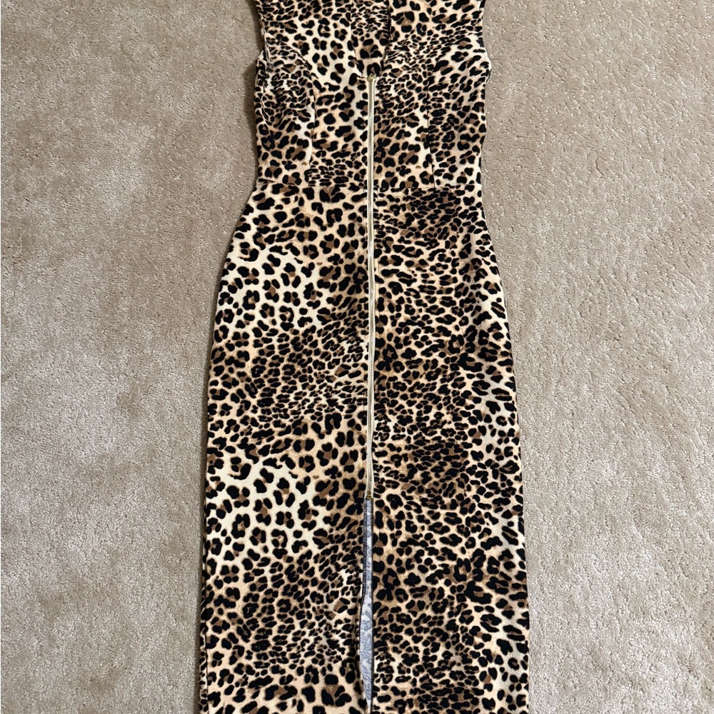 Almost Famous Animal Print Maxi Dress